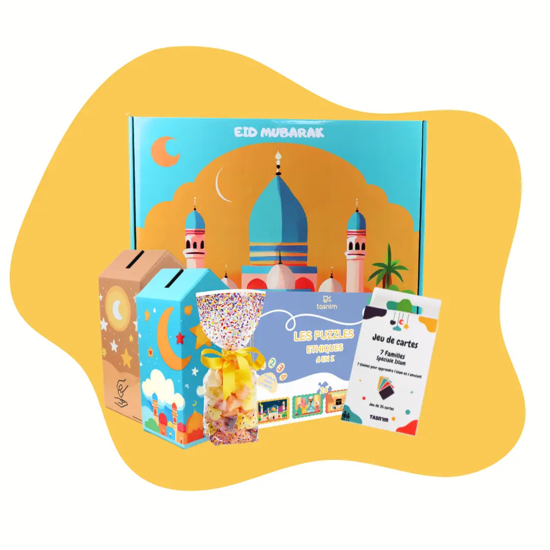 Mon Coffret Cadeau Eid pour Enfant 🎁Bleu Tasnim-france